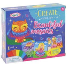 Nobo Kids  Kreativní pěnová mozaika Scrapbook Owl Flower