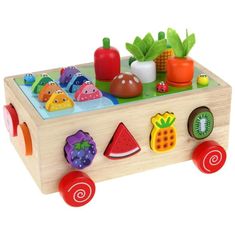 Nobo Kids  Hra Montessori třídič Zelenina Mrkev Červi