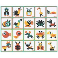 Nobo Kids  Kreativní dřevěné puzzle Mozaika 40 ks.