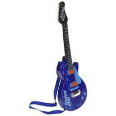 Nobo Kids  Elektrická rocková kytara s kovovými strunami, modrá