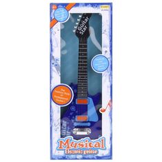Nobo Kids  Elektrická rocková kytara s kovovými strunami, modrá