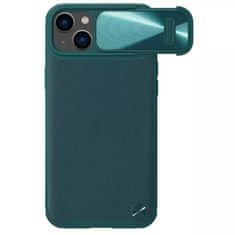 Nillkin Kryt Nillkin CamShield S Leather Magnetic Case for Apple iPhone 14/13 , barva zelená