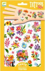 Djeco Tetování Akvarelové květiny