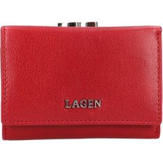 Lagen Dámská kožená peněženka LG-2131 PORT WINE