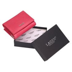 Lagen Dámská kožená peněženka LG-2152 FUCHSIA