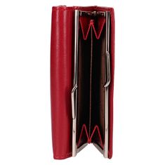 Lagen Dámská kožená peněženka 50752 RED/BLK