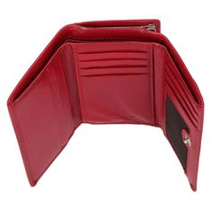 Lagen Dámská kožená peněženka 50752 RED/BLK