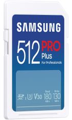 Samsung PRO Plus SDXC 512GB / CL10 UHS-I U3 / V30