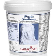 Saracino modelovací hmota bílá z čokoládové polevy 1 kg