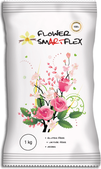 Flower Vanilka 1 kg v sáčku (Modelovací hmota na výrobu květin)