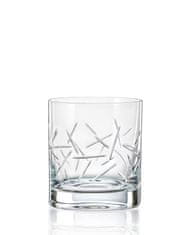 Crystalex Bohemia Crystal Sklenice na whisky Spark 280ml (set po 4ks)