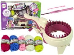 shumee Kreativní sada splétacího stroje pro tkaní 5 barev nitě
