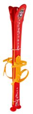 Teddies Dětské lyže s hůlkami 76 cm červené