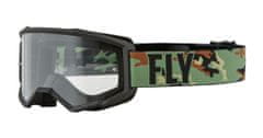 Fly Racing brýle FOCUS, FLY RACING - USA, (camo černé, plexi čiré) 37-51133