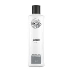 Nioxin system 1 cleanser shampoo čistící šampon pro normální, mírně řídnoucí vlasy 300 ml