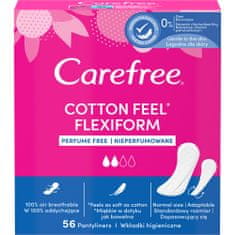 shumee Dámské hygienické vložky Cotton Feel Flexiform, neparfémované, 56 ks