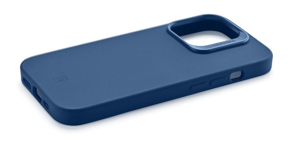 CellularLine Ochranný silikonový kryt Sensation Plus pro Apple iPhone 15, modrý (SENSPLUSIPH15B)