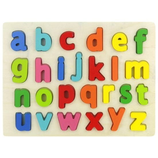 Nobo Kids  Puzzle dřevěná písmena abeceda puzzle bloky