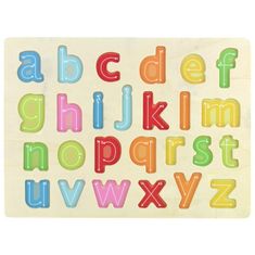 Nobo Kids  Puzzle dřevěná písmena abeceda puzzle bloky