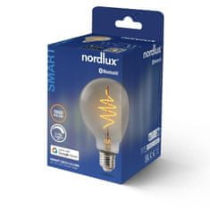 NORDLUX NORDLUX Smart E27 G95 1800K LED žárovka kouřová 2280162747