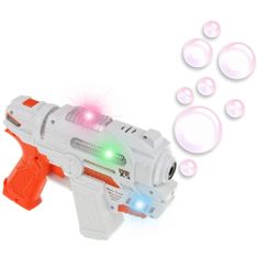 Nobo Kids  Mýdlová bublinková pistole se zvukem - bílá