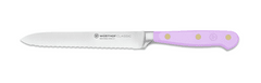 Wüsthof CLASSIC COLOUR Nůž na uzeniny s vlnkovaným ostřím, Purple Yam, 14 cm