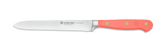 Wüsthof CLASSIC COLOUR Nůž na uzeniny s vlnkovaným ostřím, Coral Peach, 14 cm