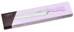 Wüsthof CLASSIC COLOUR Nůž na chleba s dvojitě vlnkovaným ostřím, Purple Yam, 23 cm