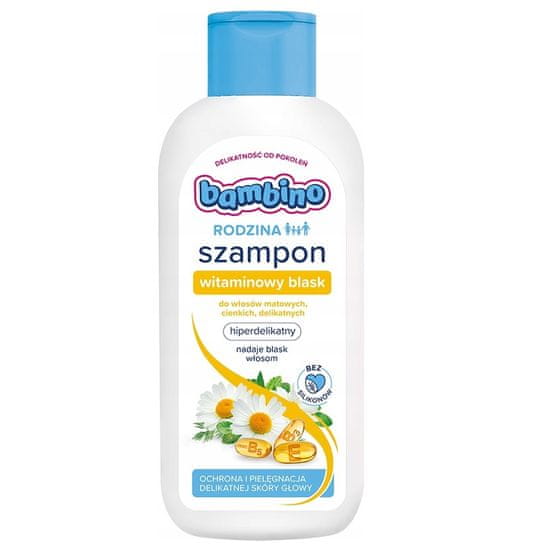 shumee Rodinný lesk vitamínový šampon pro matné a jemné vlasy 400 ml