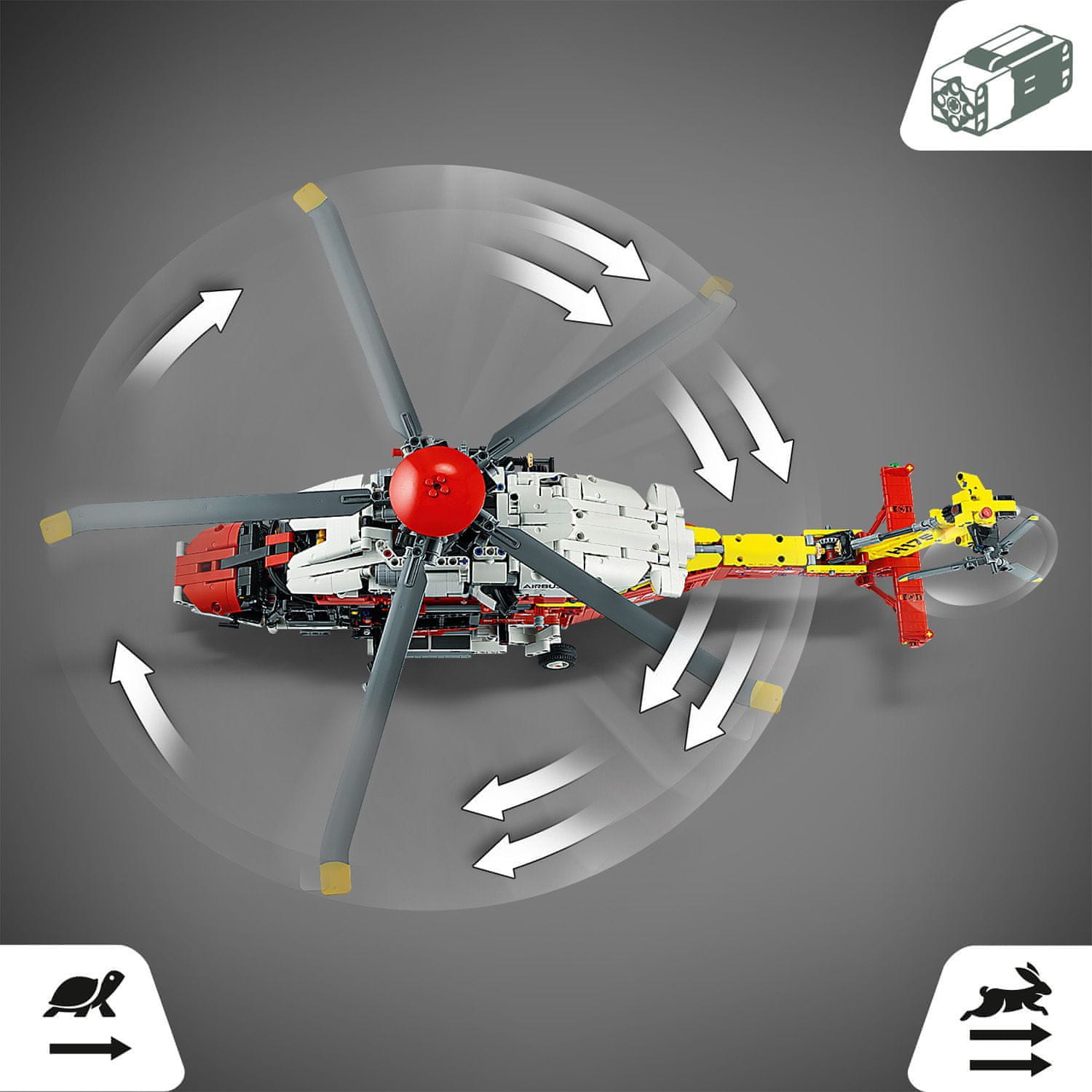 LEGO Technic 42145 Záchranářský vrtulník Airbus H175o