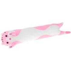 Nobo Kids  Dlouhý plyšový váleček na polštář Mascot Kitten růžový