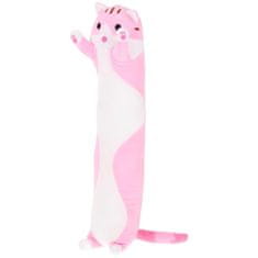 Nobo Kids  Dlouhý plyšový váleček na polštář Mascot Kitten růžový