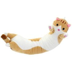 Nobo Kids  Dlouhý plyšový váleček na polštář Mascot Kitten béžový