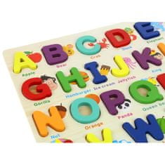 Nobo Kids  Dřevěná abeceda Block Blocks Puzzle 26 ks