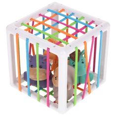 Nobo Kids  Flexibilní Sensory Cube Sort Erasers Zvířata