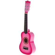 Nobo Kids  Klasická 6-strunná dřevěná kytara - růžová