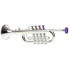 Nobo Kids Trumpeta pro děti hudební nástroj - stříbrná