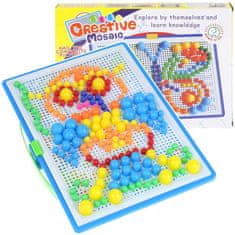 Nobo Kids  Mosaic Puzzle Houba Puzzle Pins v kufru