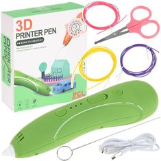 Nobo Kids  Pero 3D Printer Set pera PCL náplně zelené