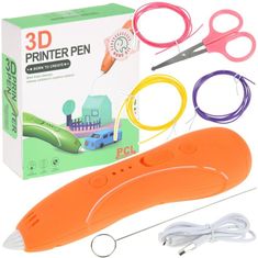 Nobo Kids  Pero 3D Printer Set pera PCL Náplně oranžové