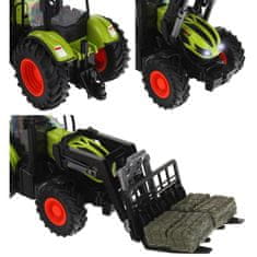 Nobo Kids  Traktor s přívěsem na dálkové ovládání hrábě