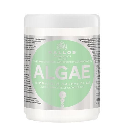 Kallos kjmn algae moisturizing hair mask hydratační maska ??na vlasy s extraktem z řas a olivovým olejem 1000 ml