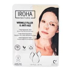 shumee Wrinkle Filler & Anti-Age Tissue Face & Neck Mask maska proti vráskám na obličej a krk s kyselinou hyaluronovou 30 ml
