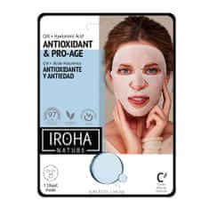 shumee Antioxidant & Pro-Age Tissue Face Mask maska proti stárnutí s koenzymem Q10 a kyselinou hyaluronovou 20 ml