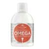kjmn omega rich regenerating shampoo regenerační šampon na vlasy s komplexem omega-6 a makadamovým olejem 1000 ml