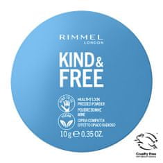 Rimmel kind & free veganský lisovaný prášek 001 translucent 10g