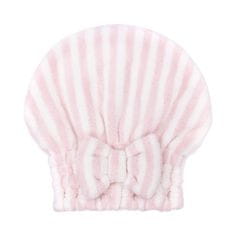 shumee Růžová čepice do vlasů z mikrovlákna