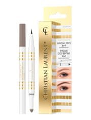 shumee Voděodolné pero na obočí Brow Pen 2v1 2v1 02 Warm Brown 6ml