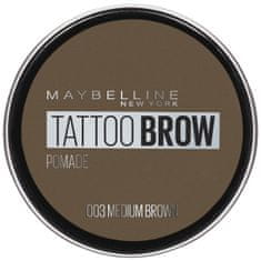 Maybelline tattoo brow pomáda 003 středně hnědá 3,5 ml