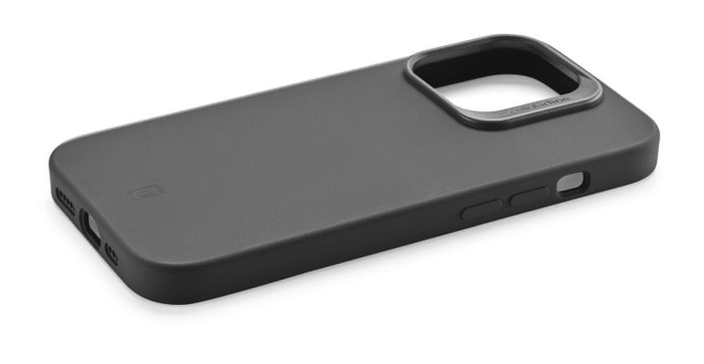 Levně CellularLine Ochranný silikonový kryt Sensation Plus pro Apple iPhone 15 Pro Max, černý (SENSPLUSIPH15PRMK)